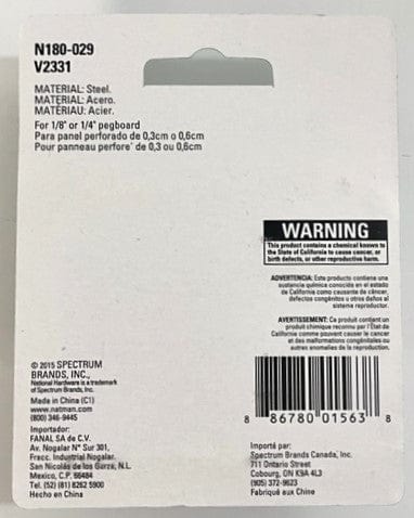 National Hardware N180-029 V2331 Tool Holder,  Zinc plated (2 Pcs)