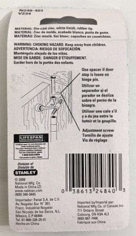 National Hardware N248-401 V234 Hinge Pin Door Stop