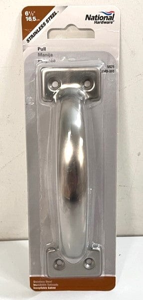 National Hardware N349-001 V671 Pull, Stainless Steel 6-1/2"