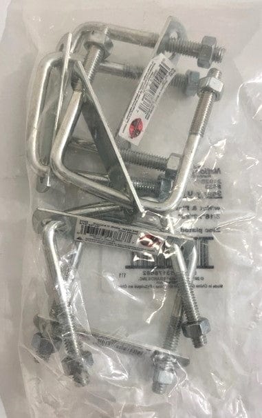 National Hardware Square U Bolts w/Nut & Plate (5-Pack)