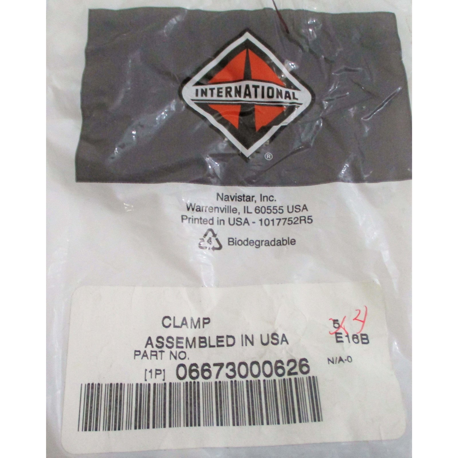 Navistar International Clamp 06673000626 (Pack of 4)