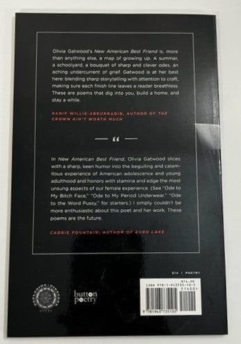 New American Best Friend by Olivia Gatwood, a poetry collection exploring identity, womanhood, and cultural experiences with bold honesty.