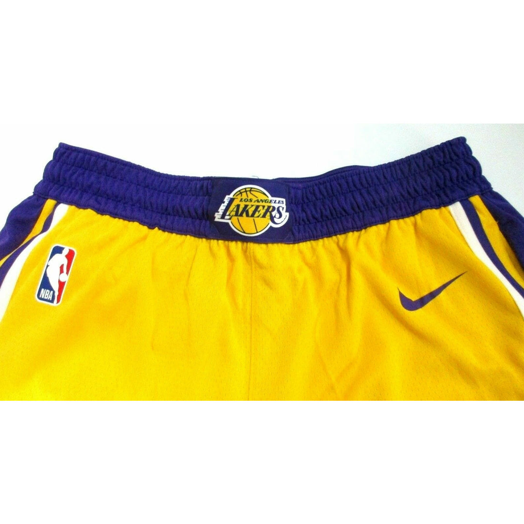 Nike Los Angeles Lakers Retro Basketball Shorts Black/Gold Size