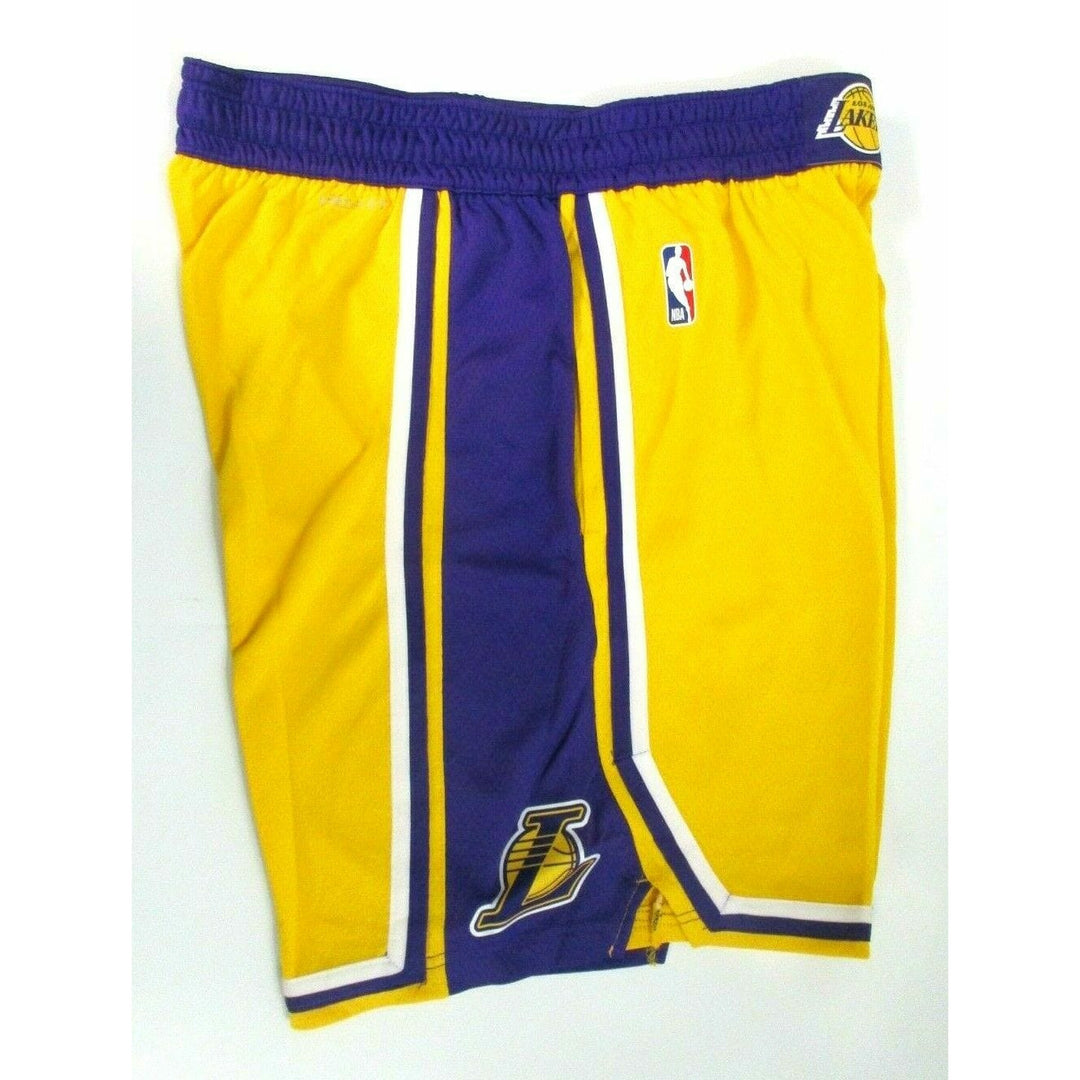 Los Angeles Lakers Nike 2019/20 Icon Edition Swingman Shorts - Gold
