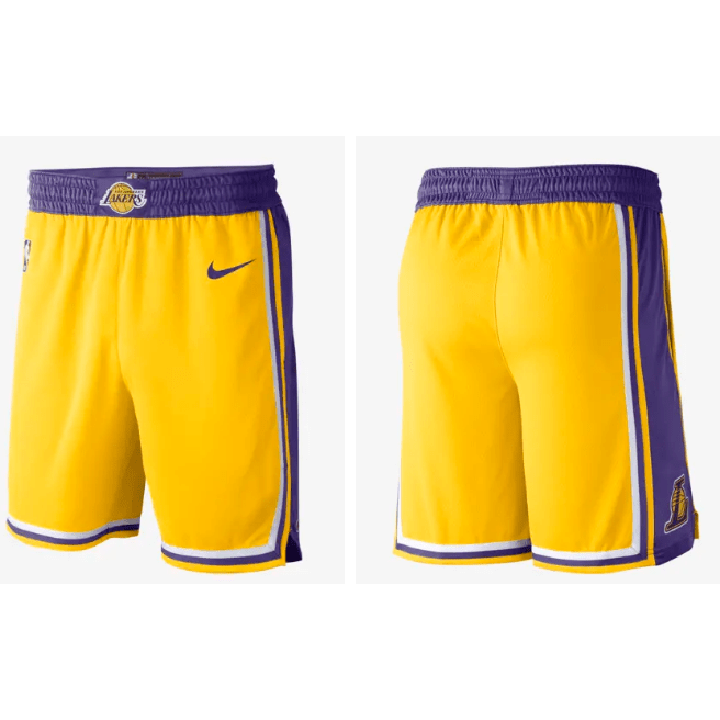 Nike Men's Los Angeles Lakers Icon Edition NBA Swingman Shorts