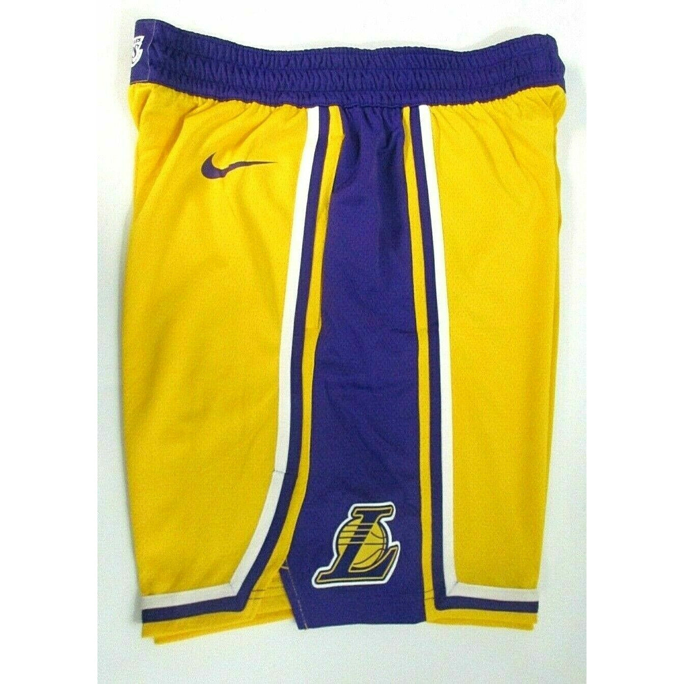 Nike L.A. Lakers Icon Edition Men's NBA Yellow Swingman BB Shorts