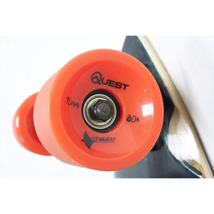 Quest Stingray 34.5" Complete Red Skateboard