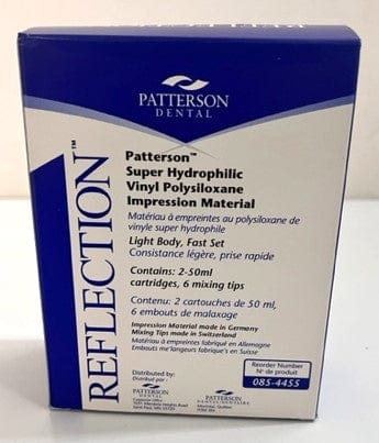 Reflection Super Hydrophilic Vinyl  Impression Material | Light Body, Fast Set (2-Pack) Refill