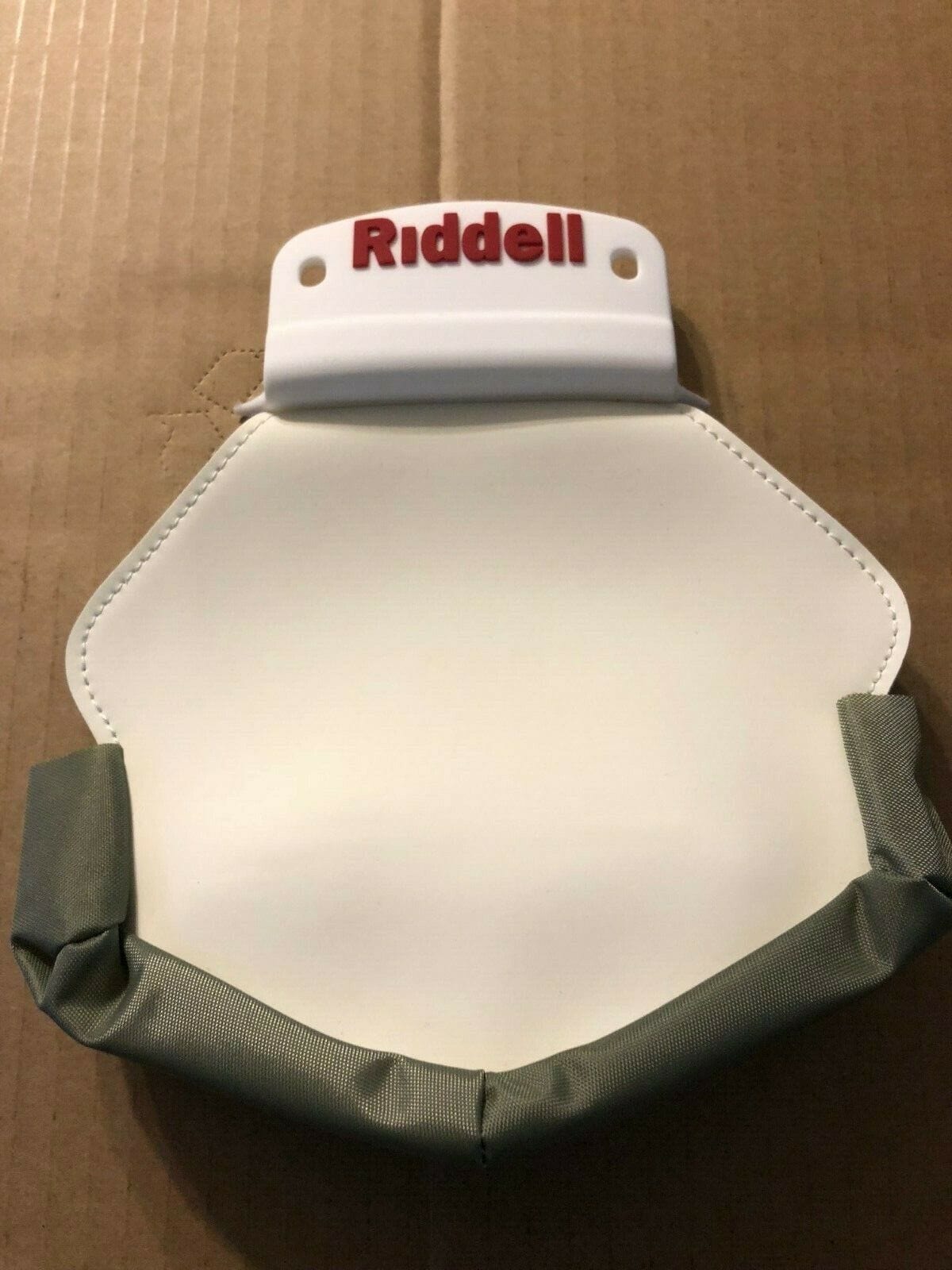 Riddell Speed CLC Front Pocket White Vinyl (R4606800) W/ Logo
