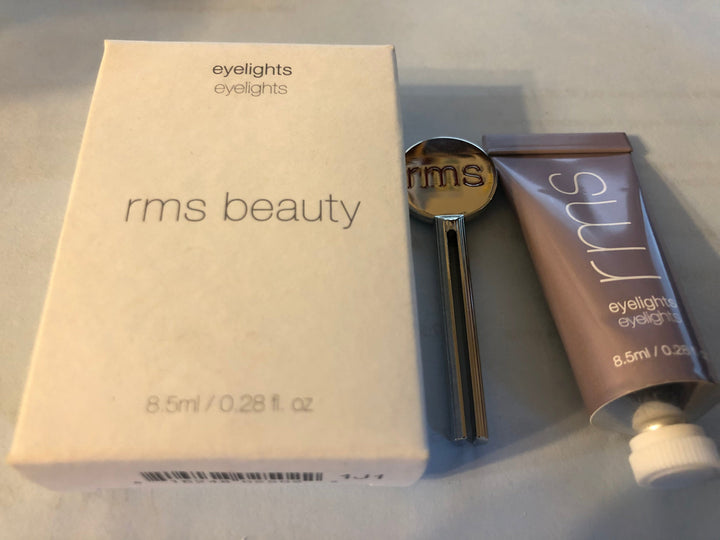 RMS Beauty Eyelight Cream Eyeshadow - Longwearing Crease-Proof Organic Liquid Eyeshadow, Nourishing, Natural and Buildable Shades for Night and Day - Blaze (0.28 oz / 8.28 ml)