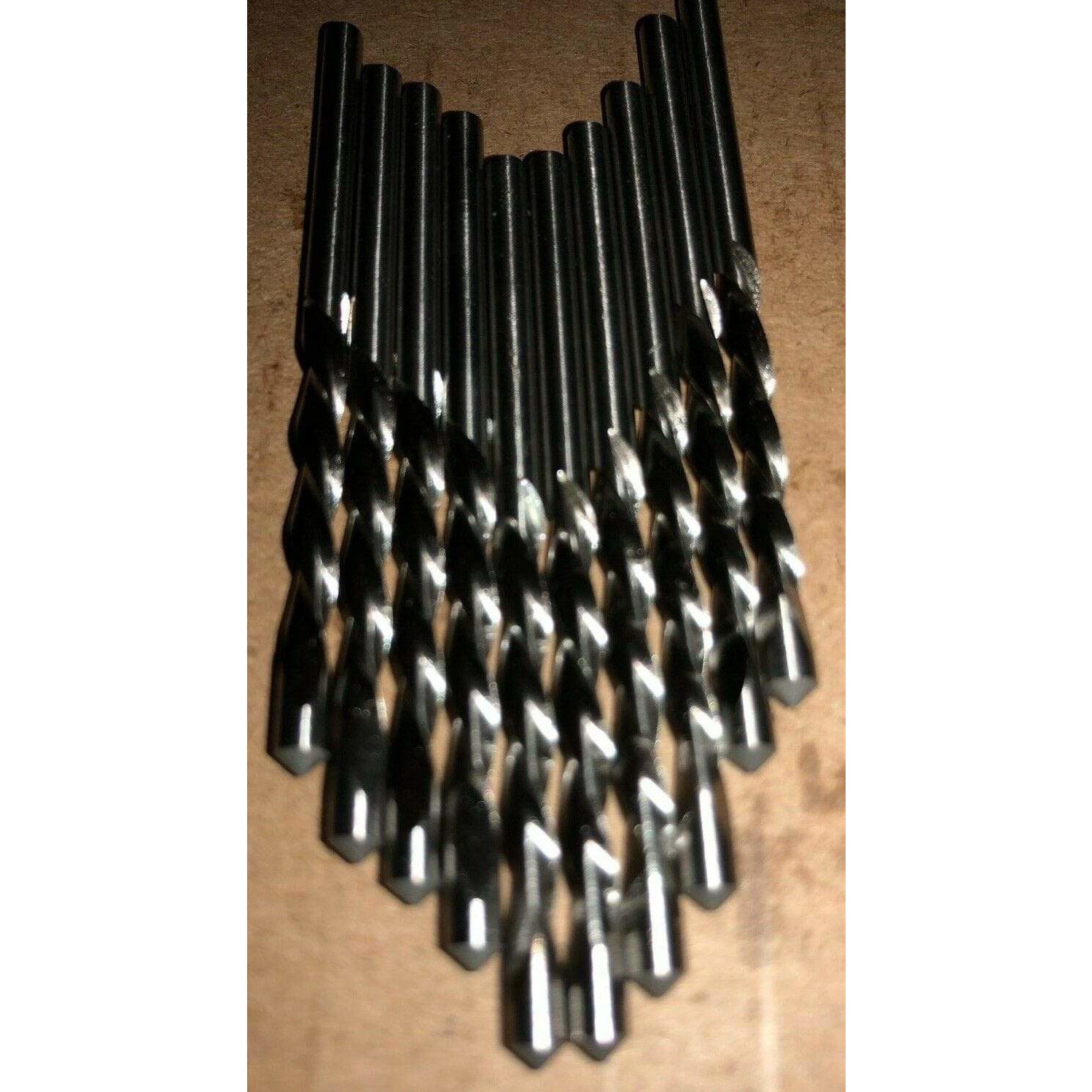 Rocky Mountain Twist 1/8-inch guide point drywall cutting zip drill bit, 10-pack, designed for precision cutting in drywall projects.