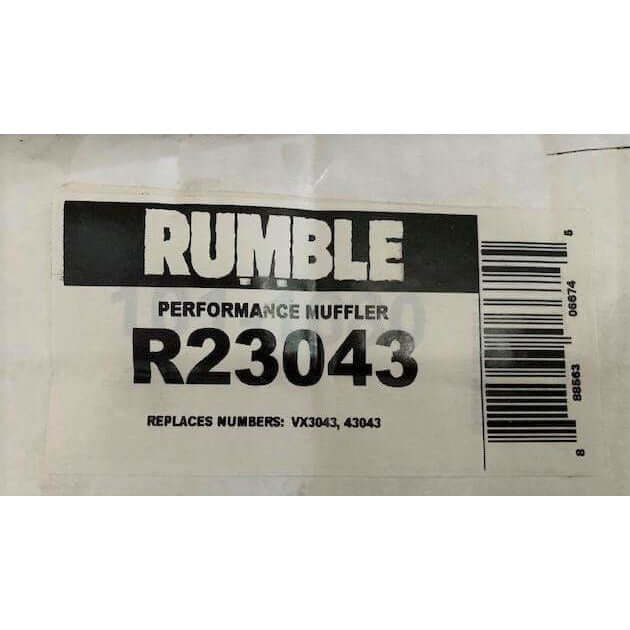 Rumble Performance Muffler R23043