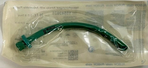 Rusch 18542026 Nasopharyngeal Airway with Adjustable Flange,  (5-Pack)