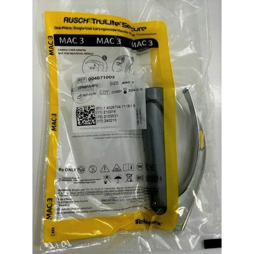 Copy of Rusch Single Use Laryngoscope Handle Blade Combination MAC 4, 004671004