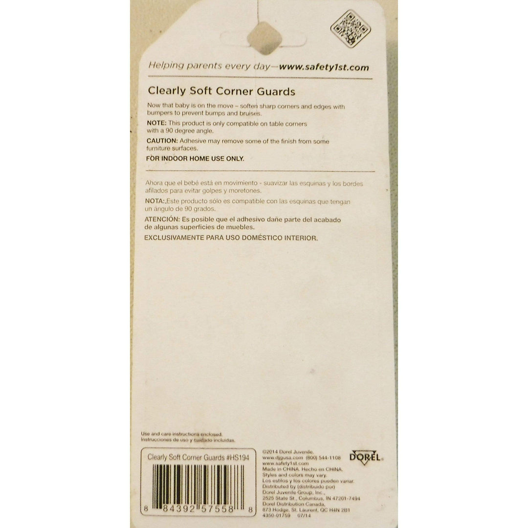 Safety 1st Clearly Soft Corner Guards, HS194 (4-Pack) – PHENTERSALES