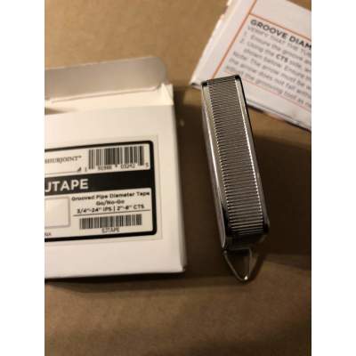 SHURJOINT SJTAPE Grooved Pipe Go/No Go Diameter Tape New In Box