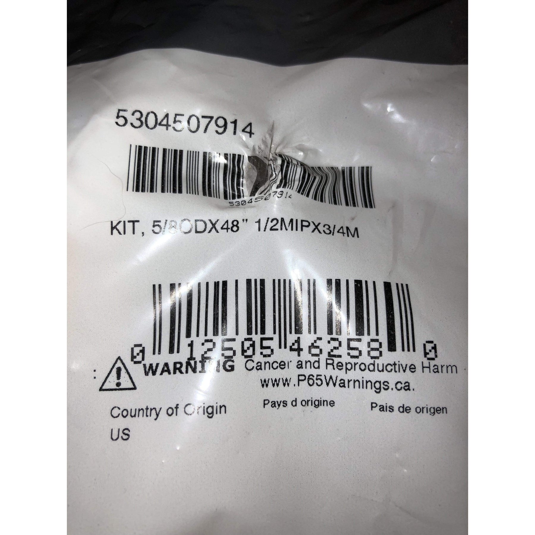 Smart Choice 5 8 OD Gas Connector W 1 2 Male Iron Pipe X 3 4 Male smart-choice-5-8-od-gas-connector-w-1-2-male-iron-pipe-x-3-4-male
