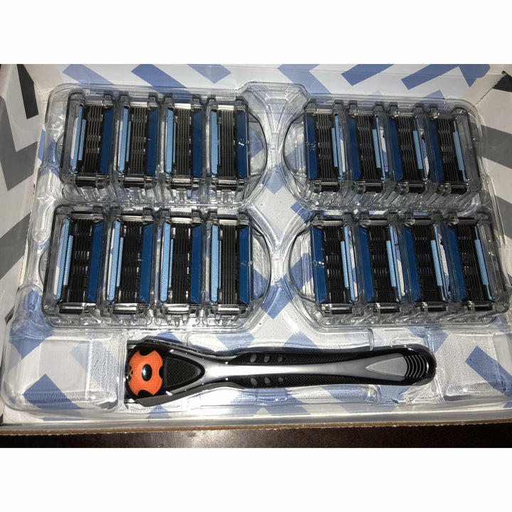 Solimo 5 Blade Razor for Men, Handle &amp; 16 Cartridges