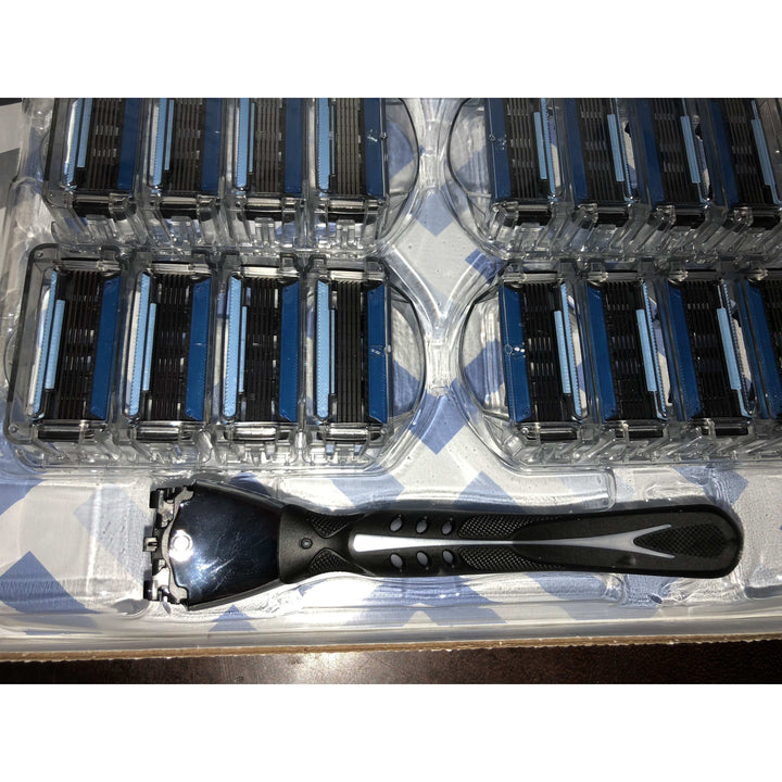 Solimo 5 Blade Razor for Men, Handle &amp; 16 Cartridges
