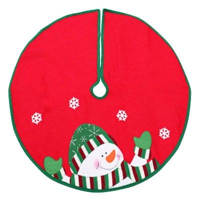 St Nick's Choice Tree Skirt Red/White 24 "