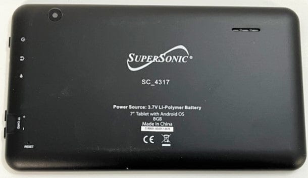 Supersonic 7" Internet Tablet 1 GB RAM, 8 GB Storage, SC-4317