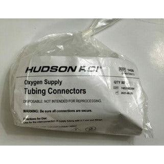 Teleflex Hudson RCI Oxygen Tubing Connectors (50-Pack)