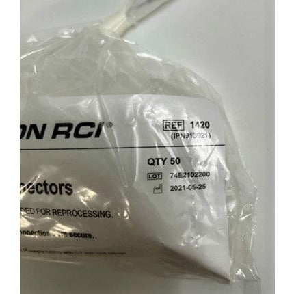 Teleflex Hudson RCI Oxygen Tubing Connectors (50-Pack)