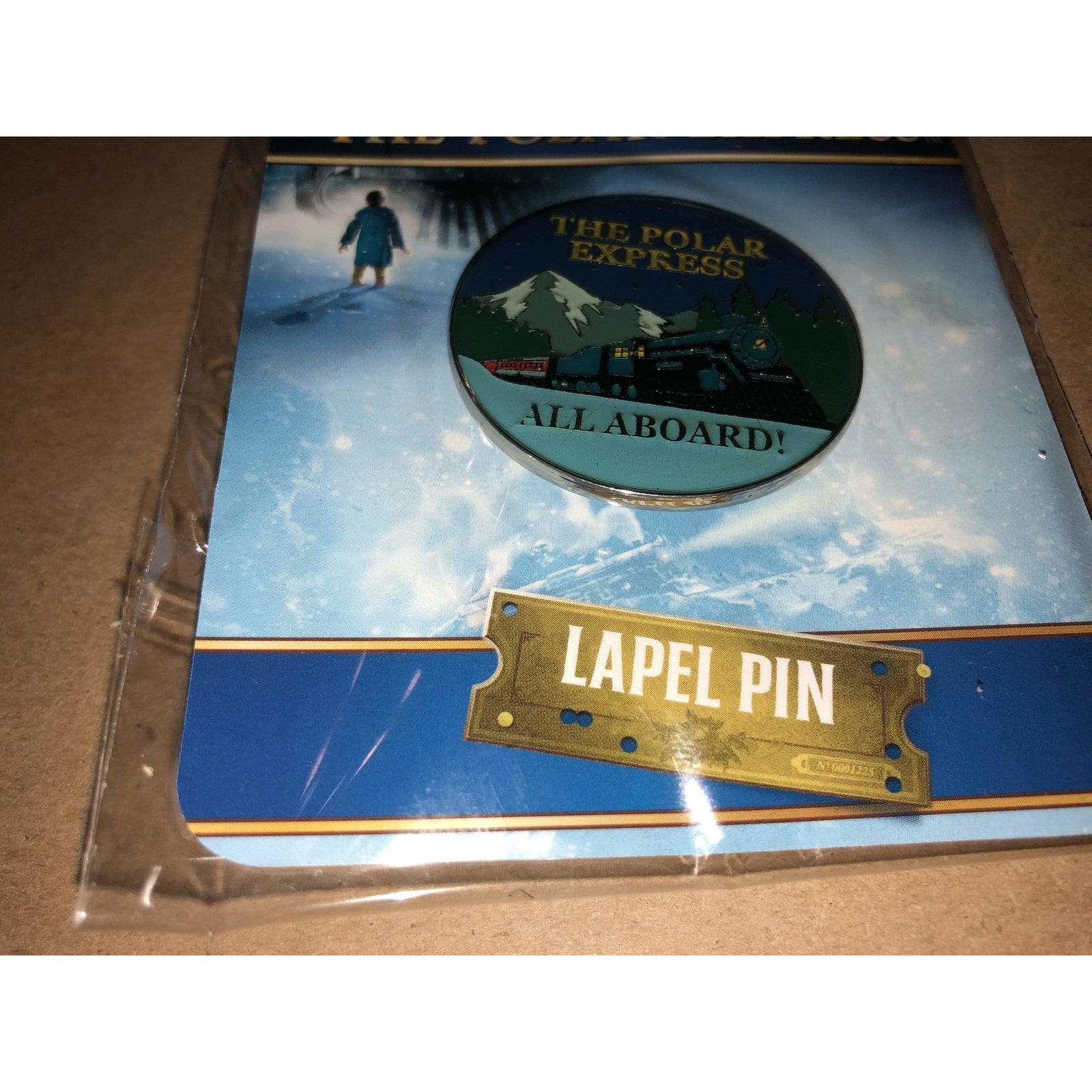 The Polar Express Logo Lapel Pin ALL ABOARD!