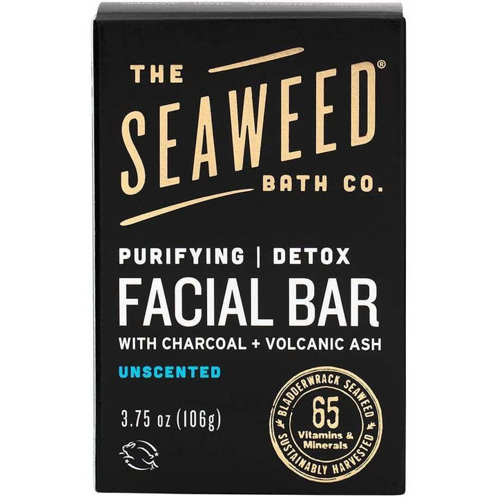 The Seaweed Bath Co., Purifying Detox Facial Bar 3.75 oz Unscented