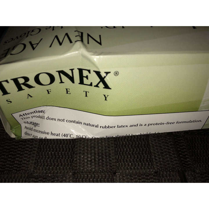 Tronex 8264-35 Glove, Vinyl, New Age, Light-Weight, Powdered, Natural, XL BOX OF 100