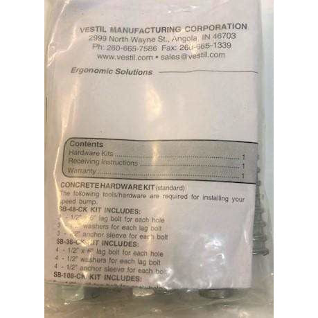 Vestil Concrete Hardware Kit  SB-36