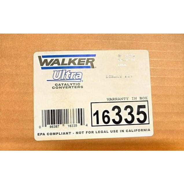Walker 16361 Ultra Direct Fit Catalytic Converter for vehicle exhaust systems, durable design.