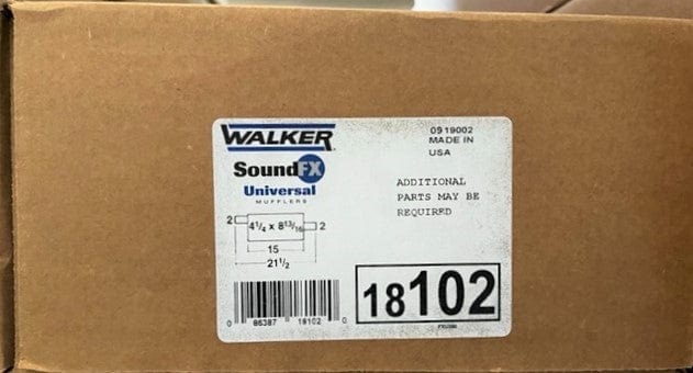 Walker SoundFX Muffler 18102