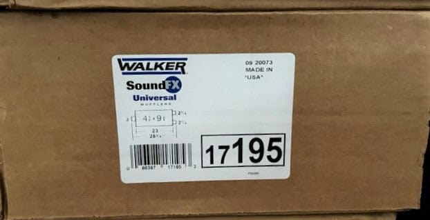 Walker SoundFX Universal Exhaust Muffler 17195