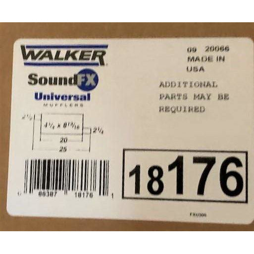 Walker SoundFX Universal Exhaust Muffler 18176