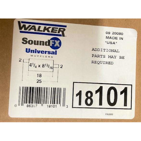 Walker SoundFX Universal Muffler 18101