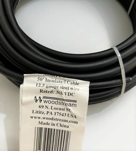 Woodstream UGC50 50' Insulated Cable 12.5 gauge steel wire