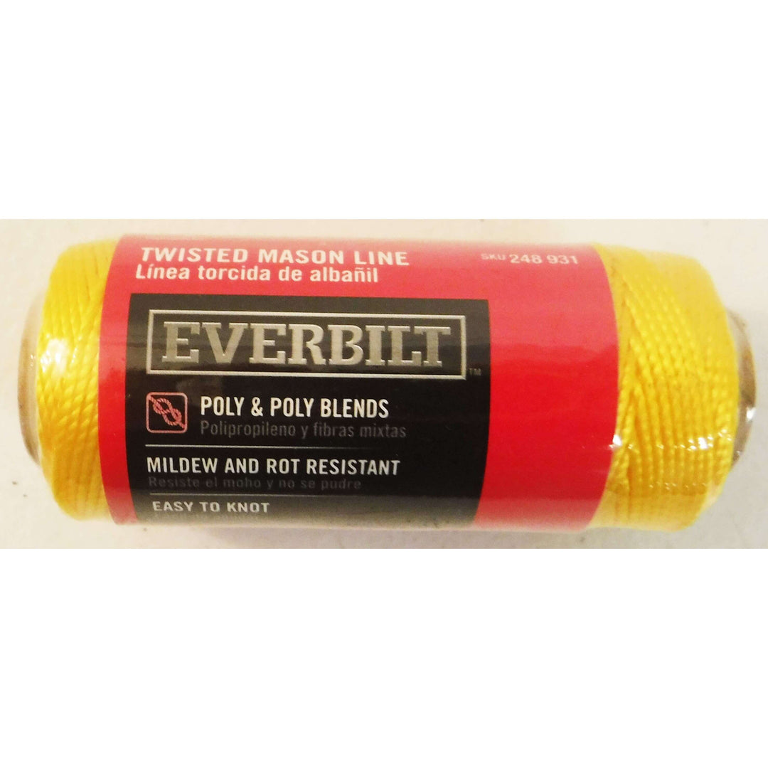 Everbilt 248 931 Yellow Twisted Mason Line #18 x 225 ft