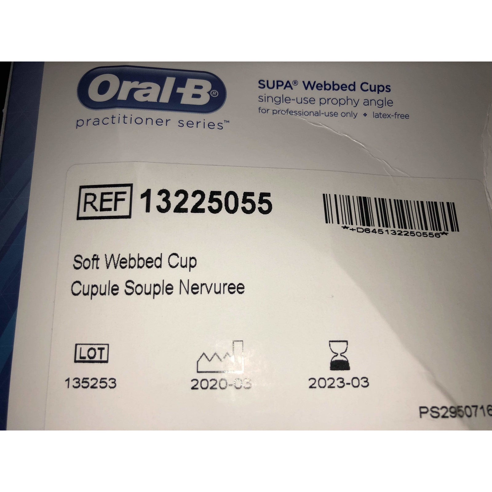 YOUNG Oral-B Supa Prophy Angle Web Latex Free Soft Bx/100