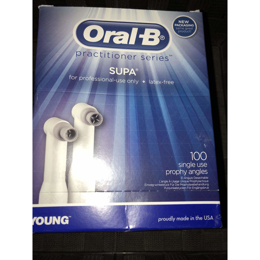 YOUNG Oral-B Supa Prophy Angle Web Latex Free Soft Bx/100