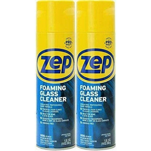 Zep Foaming Glass Window Cleaner, 19 oz., ZUFGC19 (2-Pack)